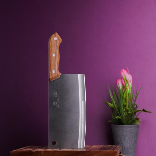 display image 2 for product Delcasa 7.5"Kitchen Cleaver Knife - All Purpose Small Kitchen Knife - Ultra Sharp Stainless Steel