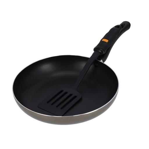 display image 8 for product Delcasa 26Cm Aluminium Fry Pan With Nylon Turner - Non-Stick Fry Pan With Slotted Turner