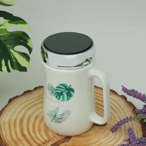 display image 3 for product Delcasa Ceramic Water Cup - Large Water Mug