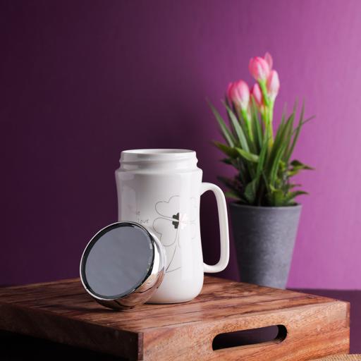 display image 1 for product Delcasa Ceramic Water Cup - Large Water Mug