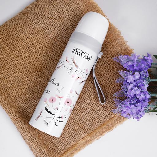 display image 5 for product Delcasa 500 Ml Vacuum Flask - Double Wall, Stainless Steel, Hot & Cool, Vacuum Insulation