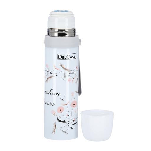 display image 7 for product Delcasa 500 Ml Vacuum Flask - Double Wall, Stainless Steel, Hot & Cool, Vacuum Insulation