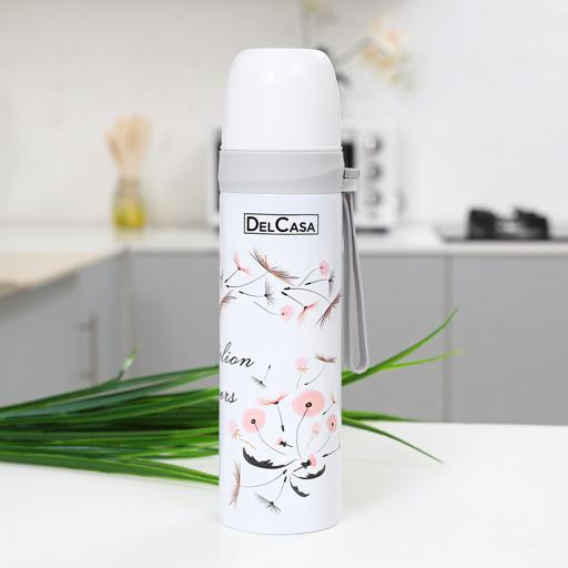 display image 3 for product Delcasa 500 Ml Vacuum Flask - Double Wall, Stainless Steel, Hot & Cool, Vacuum Insulation