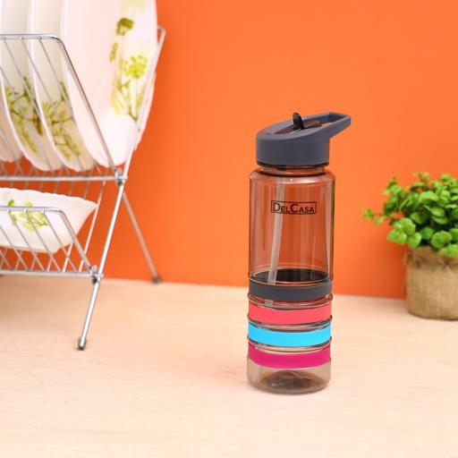 display image 1 for product Delcasa 650Ml Water Bottle - Portable Cap - Lead Free Water Bottle, Travel Flask