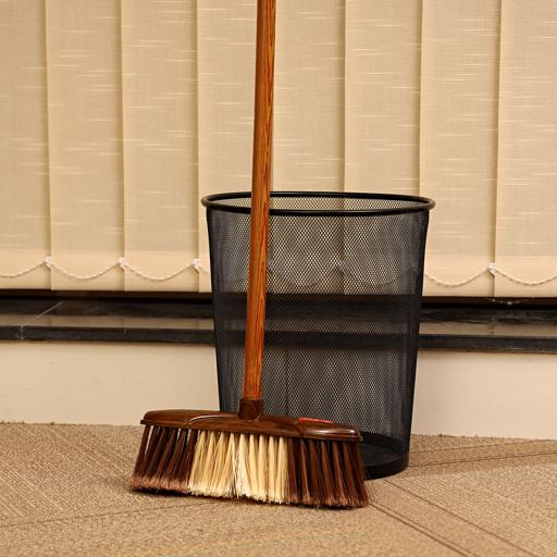 display image 3 for product Delcasa Broom With 1.2M Wooden Handle - Indoor Sweeping Broom Brush - The Perfect Indoor Sweeping