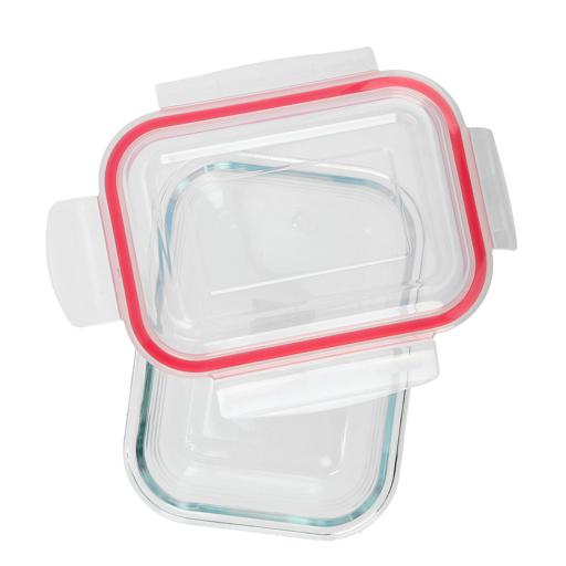 display image 7 for product Delcasa 400Ml Brs Rectangle Glass Airtight Container