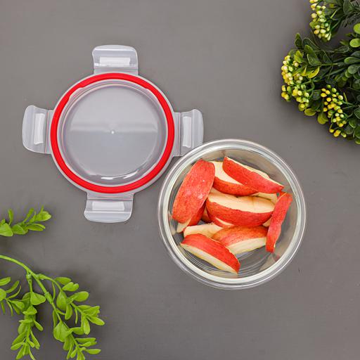 display image 2 for product Delcasa 400Ml Brs Round Glass Airtight Container