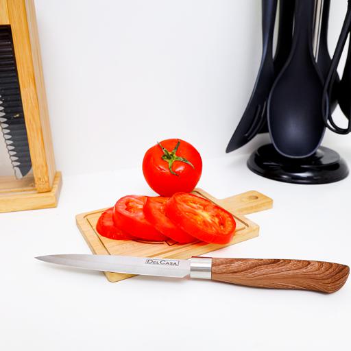 display image 2 for product Delcasa Kitchen Utility Knife - All Purpose Small Kitchen Knife - Ultra Sharp Stainless Steel Blade