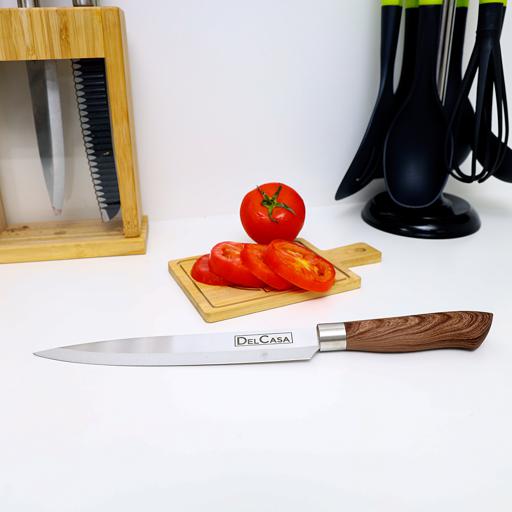 Buy Delcasa Kitchen Slicer Knife All Purpose Small Kitchen Knife Ultra Sharp Stainless Steel Blade Online In Uae Wigme