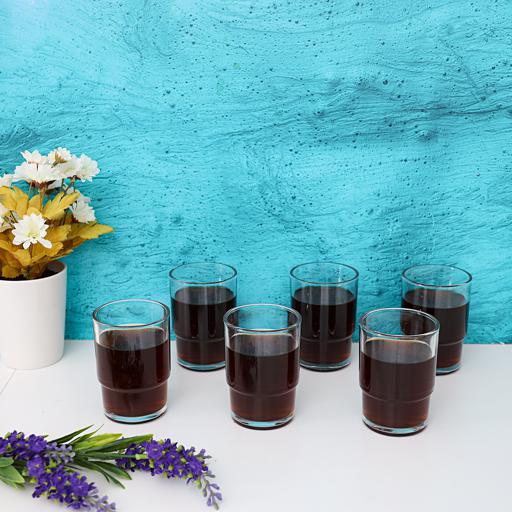 display image 3 for product Delcasa 6Pc Tumbler Glass Set, 8Oz/240Ml - Tumbler Glass For Drinking Tea