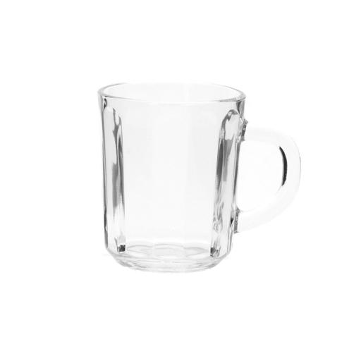 display image 4 for product Delcasa 3Pcs 240Ml/8Oz Glass Cup With Handle - Portable Water Cup Drinking Glass