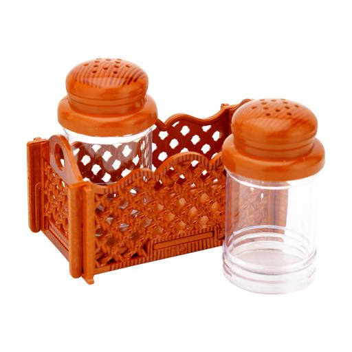 display image 4 for product Delcasa Salt & Pepper Shaker With Stand - Ideal For Daily Use - Non-Toxic, Ecologically Tasteless