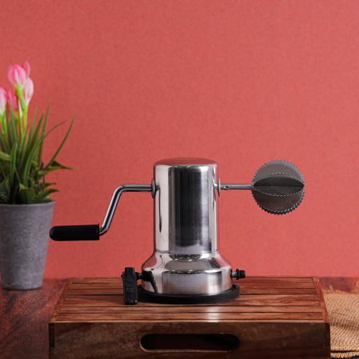 display image 1 for product Delcasa Stainless Steel Coconut Scraper - Sharp Rust Proof Blades With Vacuum Suction Base