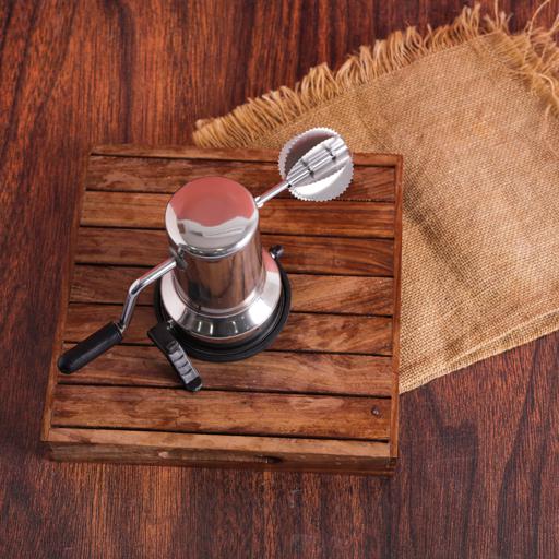 display image 2 for product Delcasa Stainless Steel Coconut Scraper - Sharp Rust Proof Blades With Vacuum Suction Base