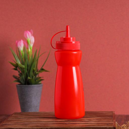 display image 2 for product Delcasa 16Oz Ketchup Bottle With Cap, Plastic Squeeze Bottles Perfect For Ketchup, Mustard