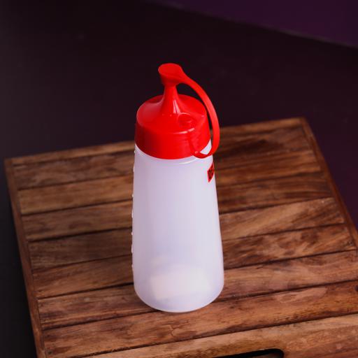 display image 2 for product Delcasa 12Oz Ketchup Bottle + Washer, Plastic Squeeze Bottles Perfect For Ketchup, Mustard
