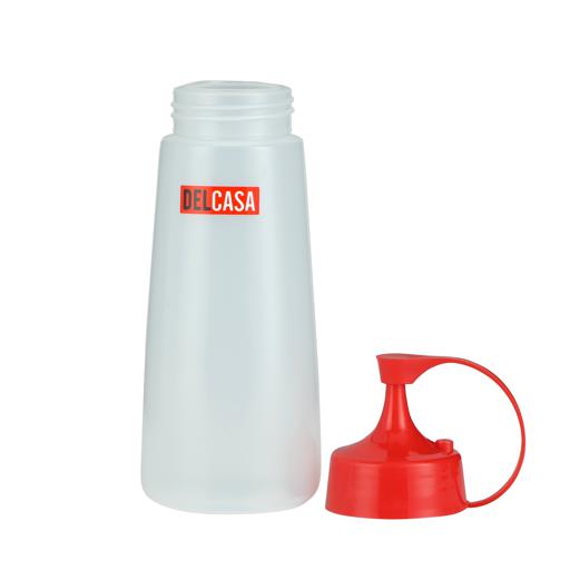 display image 6 for product Delcasa 12Oz Ketchup Bottle + Washer, Plastic Squeeze Bottles Perfect For Ketchup, Mustard