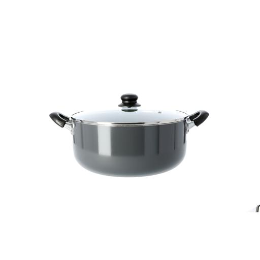 display image 7 for product Delcasa 24Cm Non-Stick Casserole Stock Pot With Glass Lid - Aluminium Cookware Pan Induction Safe