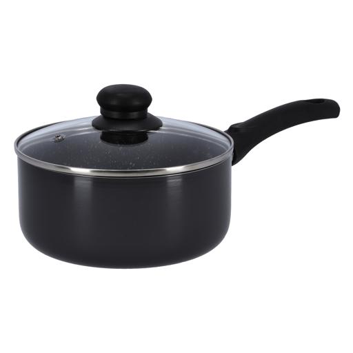 display image 0 for product Delcasa 18Cm Non Stick Aluminium Saucepan With Lid
