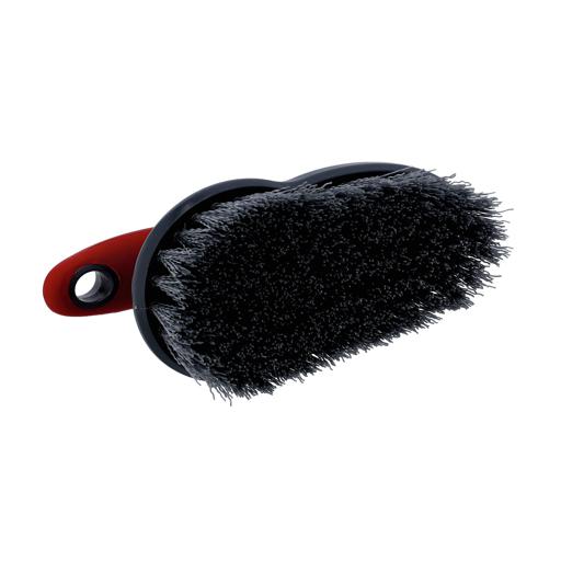 display image 4 for product Delcasa Cleaning Brush - Iron Shaped Scrubbing Brush With Stiff Bristles & Non-Slip Grip For Stubb