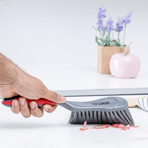 display image 1 for product Delcasa Dust Brush - Durable Household Hand Scrub Brush With Dense Stiff Bristles