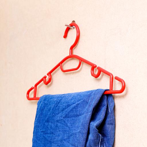 Plastic clothes Hanger (5 pcs)/Red