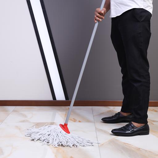 Buy Liao Wet Mop Floor Cleaning Cotton With Steel Stick Medium 1