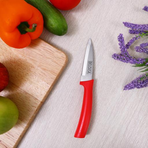 display image 3 for product 3.5" Fruit Knife, Stainless Steel Fruit Knife, DC1823 | Ultra Sharp Kitchen Knives | Perfect for Carving & Chopping | Best Kitchen Gift for Cooking Lovers & Chefs