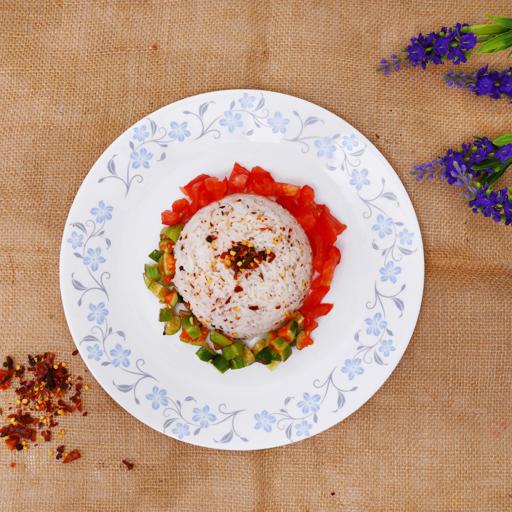 display image 1 for product 7.5" Ivory Opal ware Dinner Plate