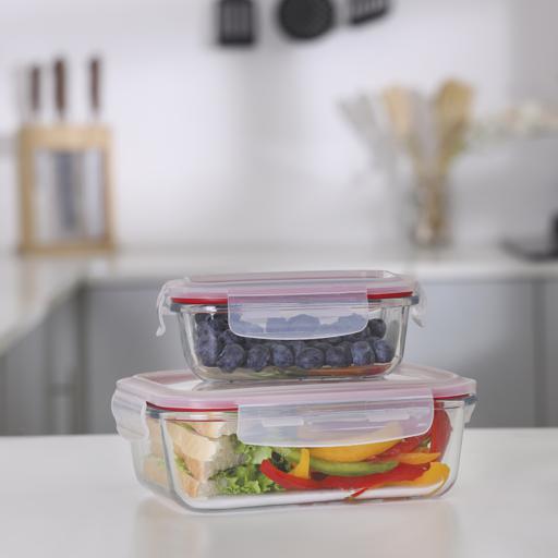 Meal Prep Food Storage Airtight Lunch Containers Portion Control Containers  with BPA-Free Sealed Lid - China Glass Food Container and Food Storage  Containers price