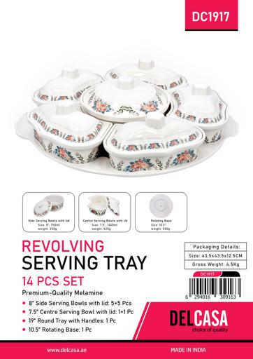 display image 9 for product M/W Rotating Serving Tray 1X2