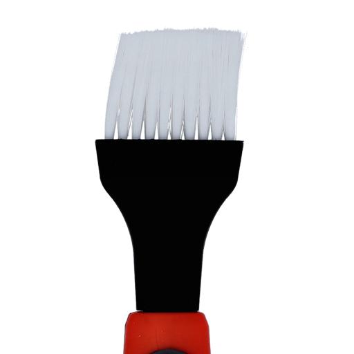 display image 5 for product Nylon Brush, Stainless Steel with PP Handle, DC1924 | Elegant Design Cooking, Baking & Barbecue Brush | Ergonomically Designed Basting Brush for Oiling & Glazing