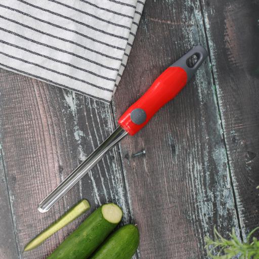 Cut Greens With Sharp-edged Electric Zucchini Corer 