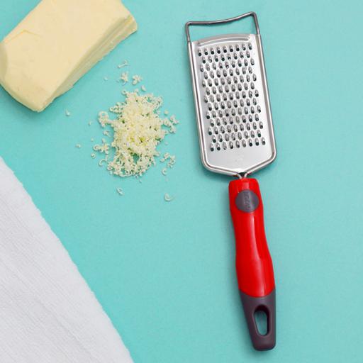 display image 1 for product Stainless Steel Ginger Grater, Large Soft PP Handle, DC1930 | Stainless Steel Blade and Easy to Grate | Elegant and Highly Durable | Comfortable to Use | Dishwasher Safe | Hassle Free Construction