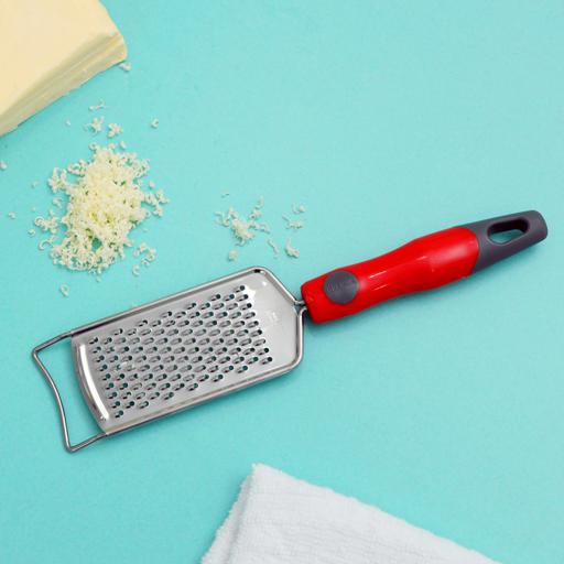 display image 2 for product Stainless Steel Ginger Grater, Large Soft PP Handle, DC1930 | Stainless Steel Blade and Easy to Grate | Elegant and Highly Durable | Comfortable to Use | Dishwasher Safe | Hassle Free Construction