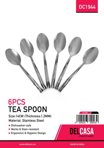 Tea Spoon Quality Coffee Spoon Stainless Steel Square Head Table