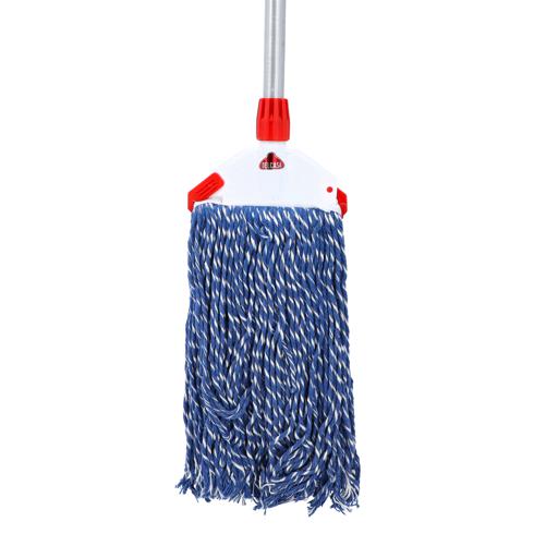 display image 5 for product Super Absorbent Cotton Mop, Faster Dehydration, DC1962 | 100% Cotton Threads Mop for All Types of Surfaces | Durable Design | | Highly Absorbent | Lightweight