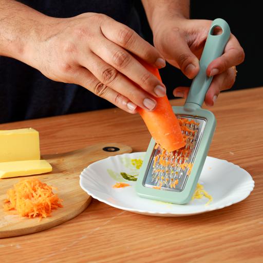 Stainless Steel Cheese Grater Set Peeler & Slicer With Comfortable Grip  Multiuse