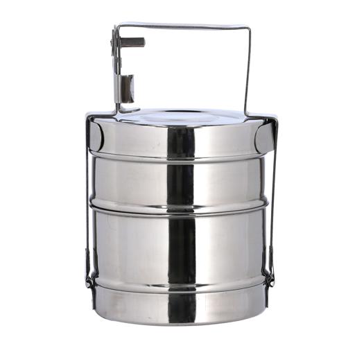 2 Tier Indian-Tiffin Stainless Steel Small Tiffin Lunch Box