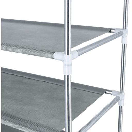 display image 7 for product 4 Layer Shoe Rack, Iron and Non-Woven Fabric Rack, DC2003 | Modern Design Storage Rack | Organize up to 18 Pairs | Easy to Move & Space Saving Storage Rack