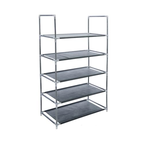 display image 5 for product 5 Layer Shoe Rack, Iron & Non-Woven Fabric, DC2004 | Easy To Move & Space Saving | Modern Design, More Storage Space | Easy To Assemble