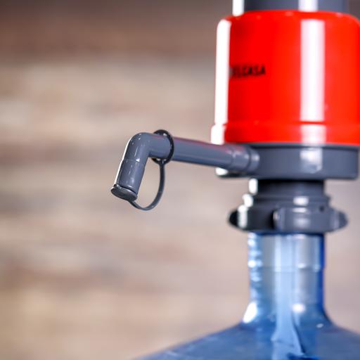 display image 1 for product Water Dispenser Pump With Vacuum Technology, DC2061 | Food Grade Plastic Material | Manual Use | Removable Tubes | Anti-Dirt & Anti-Splash | 110x205cm