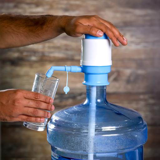 display image 4 for product Water Dispenser Pump with Vacuum Technology, DC2062 | Food Grade Plastic Material | Manual Use Pump with Removable Tubes | Anti-Dirt & Anti-Splash Cap