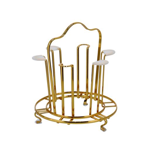 Minimalist Golden Cup Drying Rack Stand Iron 6 Cups Drainer Holder Mugs  Tree Coffee Cup Napkin Holders Bottle Drying Rack - AliExpress