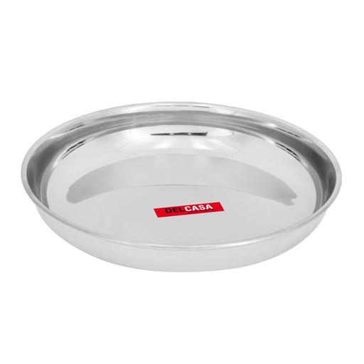 display image 5 for product Stainless Steel Rice Plate | Round Quarter Plate | 25cm, 12"
