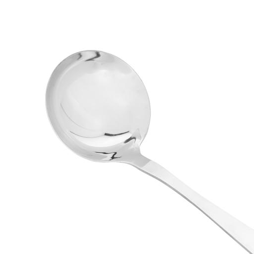 display image 5 for product Stainless Steel Soup Ladle, Wood Finish Handle, DC2146 | Dishwasher Safe | Elegant Design | Dinner Cutlery/Crockery Utensil | Ideal For Soup, Soup, Desserts & More
