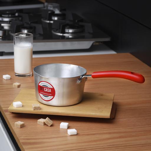 Non-Stick Milk Pan Aluminium Saucepan Induction Spout Tea Pan Saucepan Milk  Pot