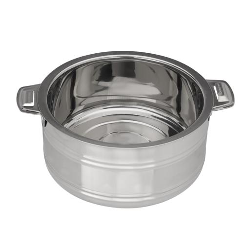 display image 4 for product Double Wall Stainless Steel Hot Pot, 4000ml Hot Pot, DC2177 | Firm Twist Lock | Strong Handles | Steel Serving Pot, Steel Chapati Storage Box, Roti Serving Pot