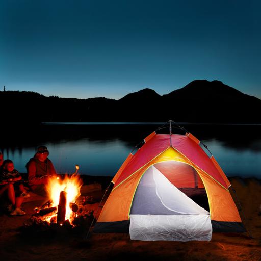 display image 2 for product Season Tent 4 Person, DC2188 | Backpacking Tent For 3 Season | Waterproof, Portable, Windproof | Double Layer for Cycling, Hiking, Camping | Lightweight, Practical Storage Space, Multiple Uses