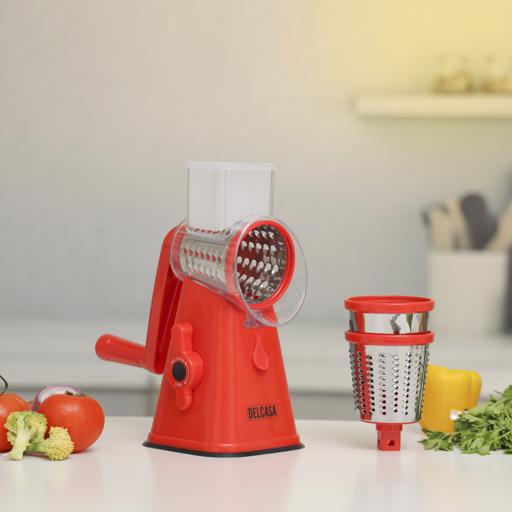 1 x Rocco 3in1 GRATER + BOWL + LID 7 Chapter 5 Function Grater Scraper  Slicer (Colors May Vary)